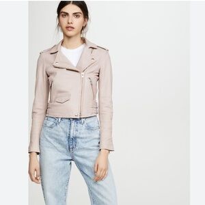 IRO Paris Ashvillespe lilac Leather Jacket